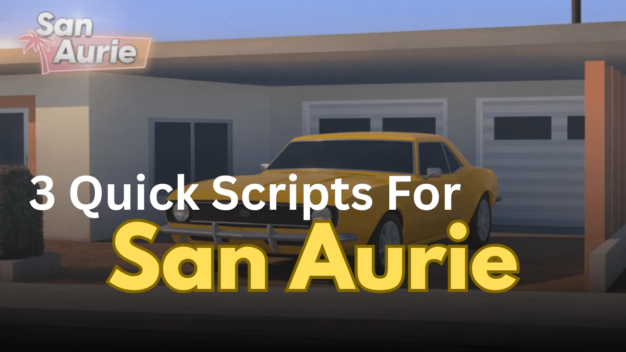 3 Quick San Aurie Scripts - Auto Farm, Fishing & ATM Automation
