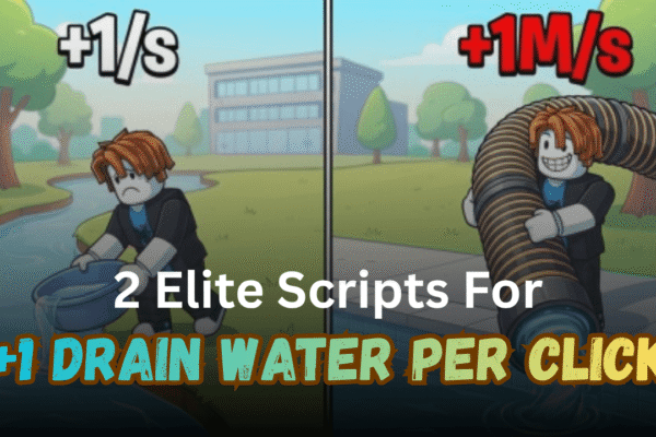 2 Elite +1 Drain Water Per Click Scripts Pastebin (2026) - Auto Farm & Rebirth