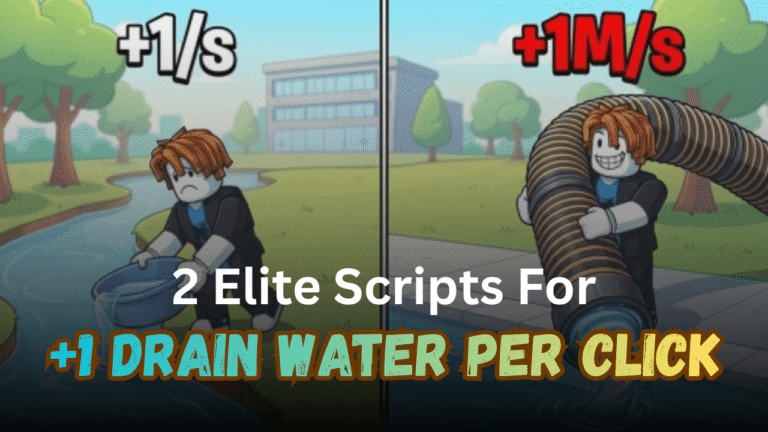 2 Elite +1 Drain Water Per Click Scripts Pastebin (2026) - Auto Farm & Rebirth